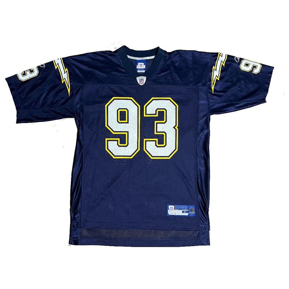 Reebok Luis Castillo San Diego Chargers NFL Jersey #93 Size L